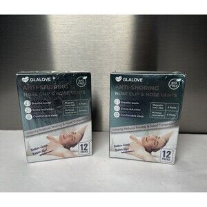 Anti-Snoring Nose Clip & Nose Vents‎ - 2 Boxes Of 12  (24 Total) NEW/SEALED
